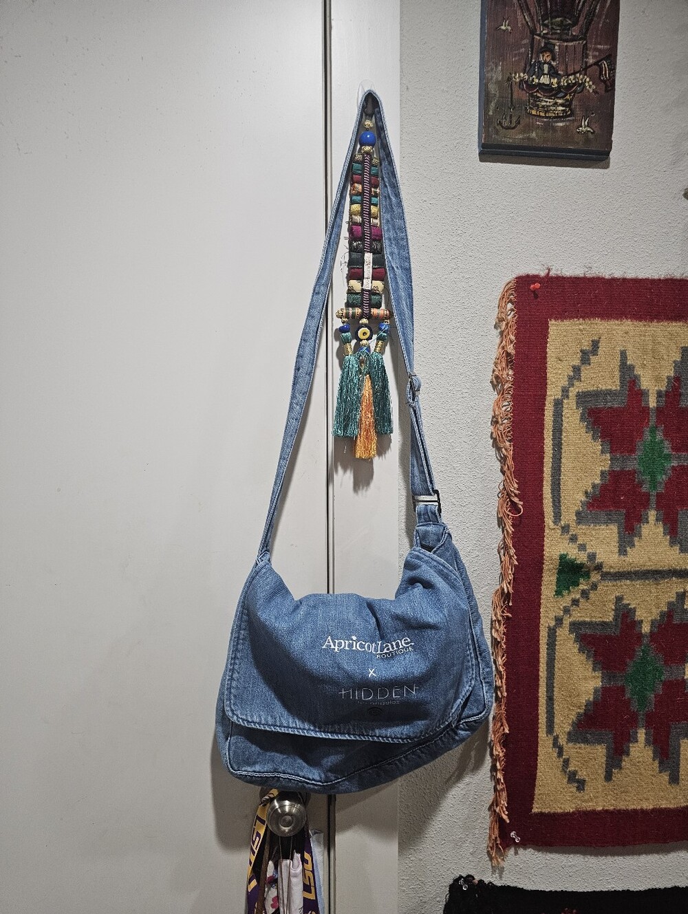 Apricot Lane Boutique X HIDDEN Los Angeles Denim Bag